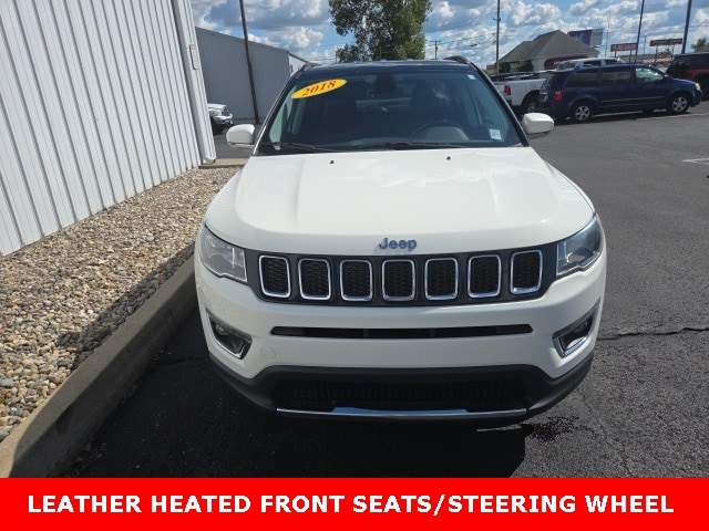 Used 2018 Jeep Compass Limited with VIN 3C4NJDCB5JT256694 for sale in Marion, IN