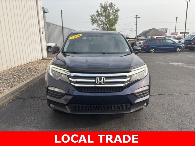 Used 2018 Honda Pilot EX-L with VIN 5FNYF6H52JB071899 for sale in Marion, IN