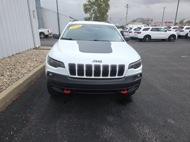 Used 2020 Jeep Cherokee Trailhawk with VIN 1C4PJMBX3LD591922 for sale in Marion, IN