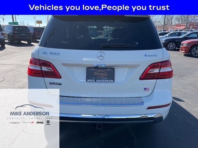 Used 2013 Mercedes-Benz M-Class ML550 with VIN 4JGDA7DB5DA226906 for sale in Rochester, IN