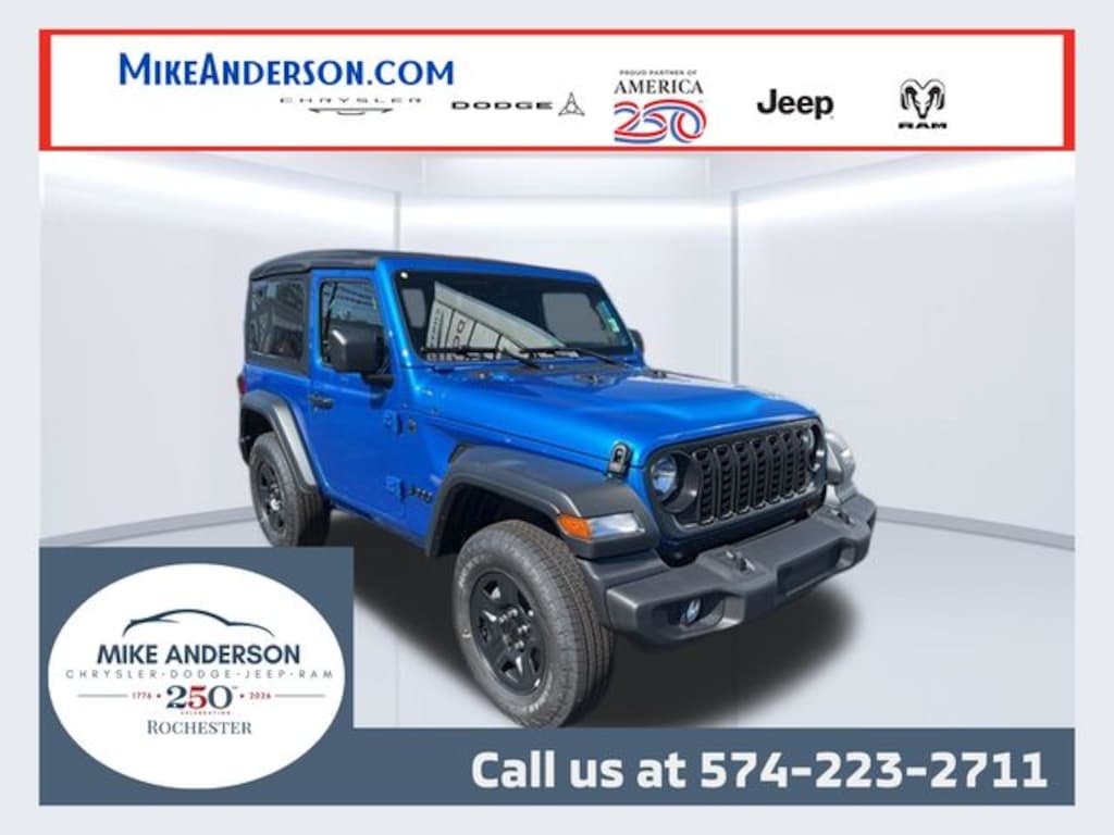 New 2026 Jeep Wrangler 2-DOOR SPORT Sport Utility