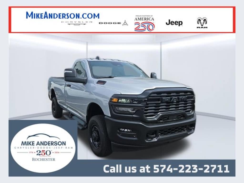 New 2026 Ram 2500 TRADESMAN REGULAR CAB 4X4 8' BOX Pickup