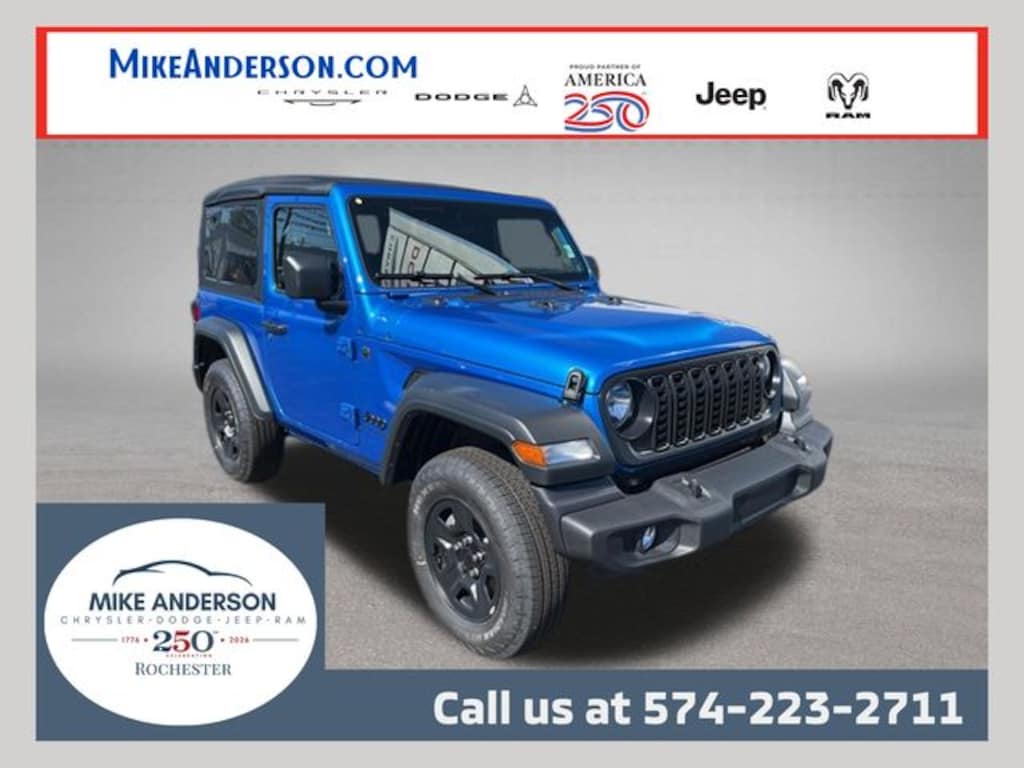 New 2026 Jeep Wrangler 2-DOOR SPORT Sport Utility