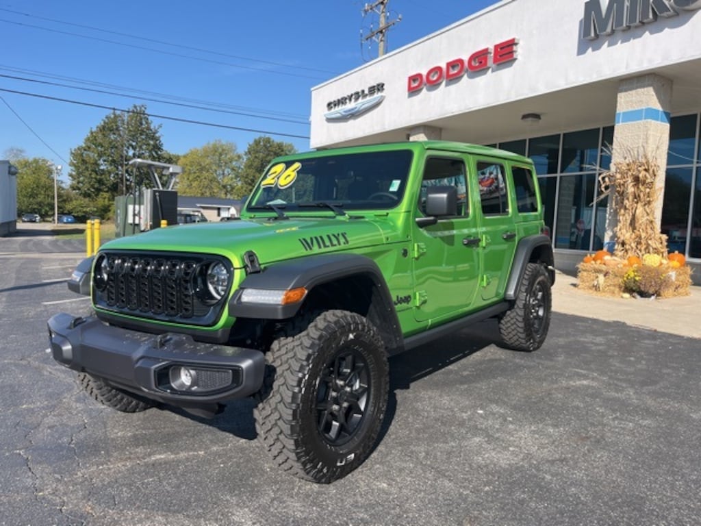 New 2026 Jeep Wrangler 4-DOOR WILLYS Sport Utility