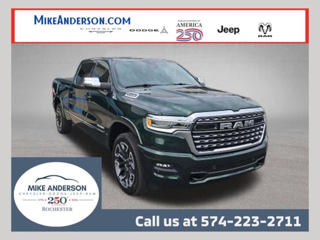 New 2026 Ram 1500 LIMITED CREW CAB 4X4 6'4 BOX Pickup