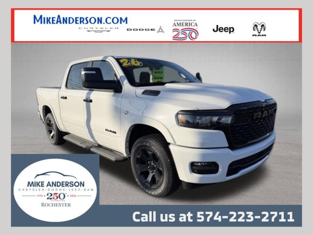 New 2026 Ram 1500 BIG HORN CREW CAB 4X4 5'7 BOX Pickup