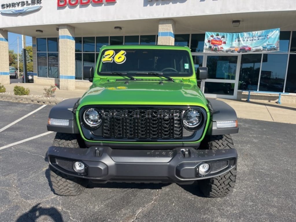 New 2026 Jeep Wrangler 4-DOOR WILLYS Sport Utility