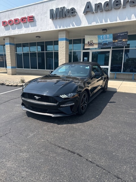 Used 2022 Ford Mustang EcoBoost with VIN 1FATP8UH5N5102448 for sale in Rochester, IN