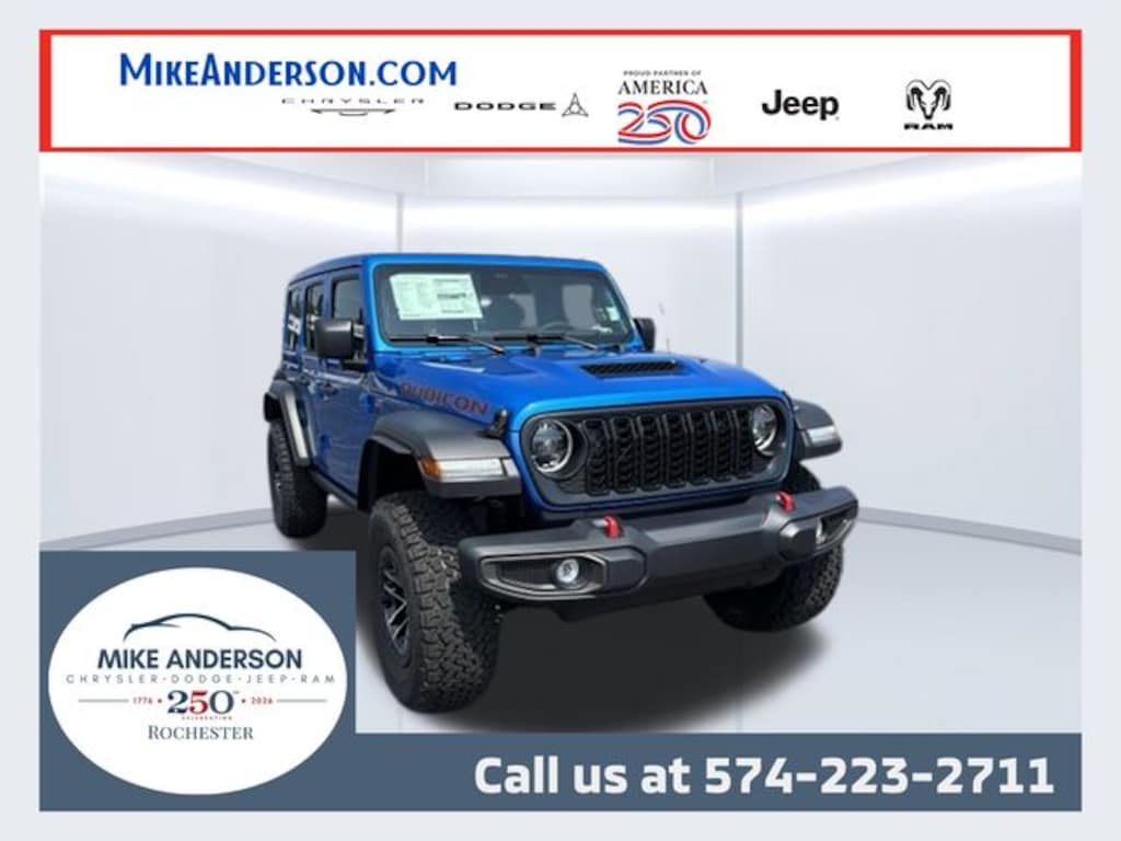 New 2026 Jeep Wrangler 4-DOOR RUBICON Sport Utility