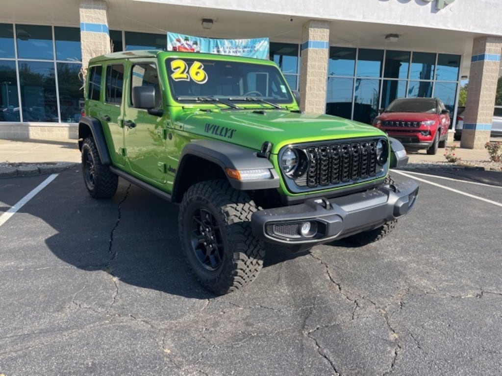 New 2026 Jeep Wrangler 4-DOOR WILLYS Sport Utility