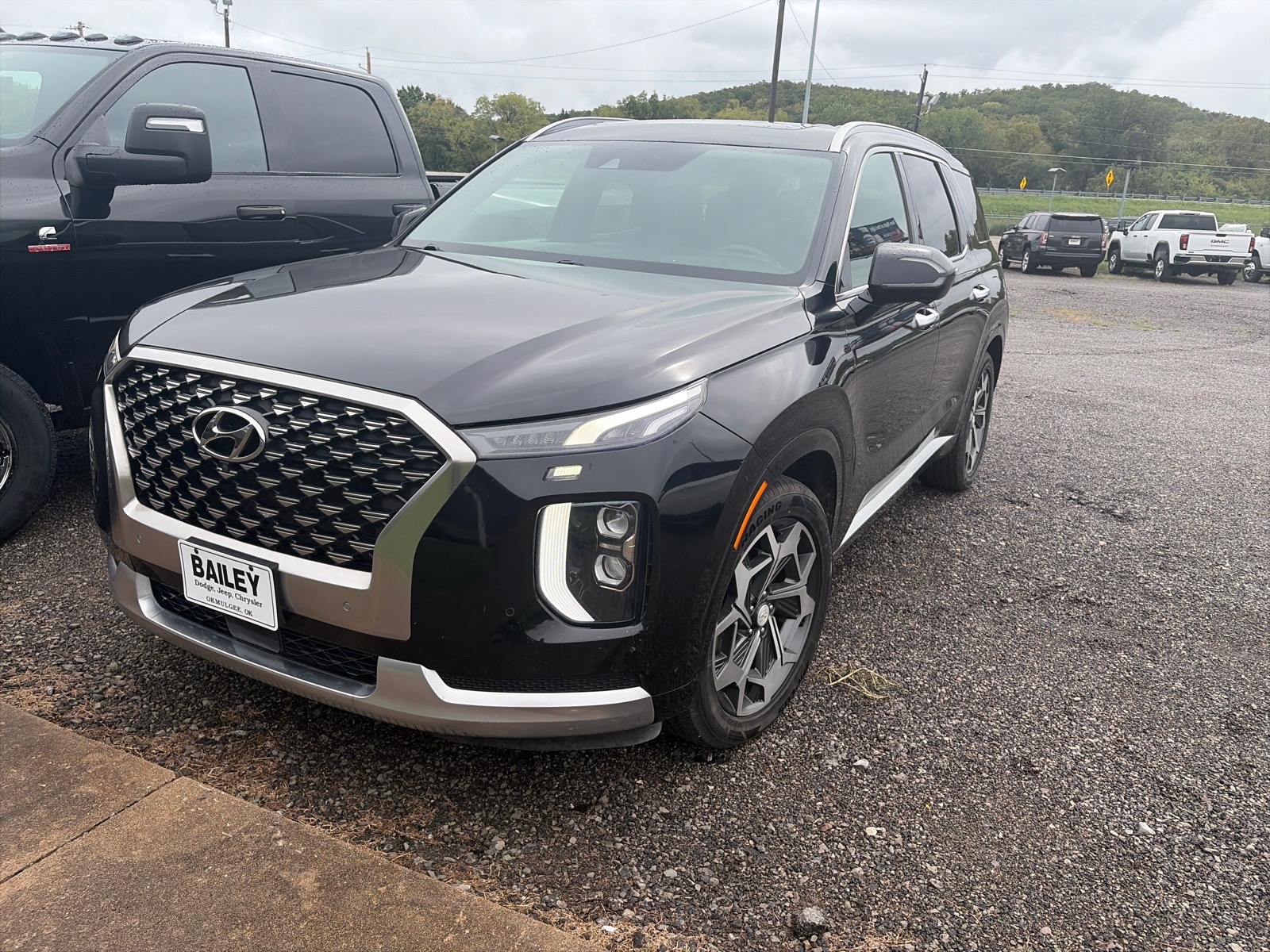 Used 2021 Hyundai Palisade Calligraphy with VIN KM8R7DHE3MU195838 for sale in Henryetta, OK