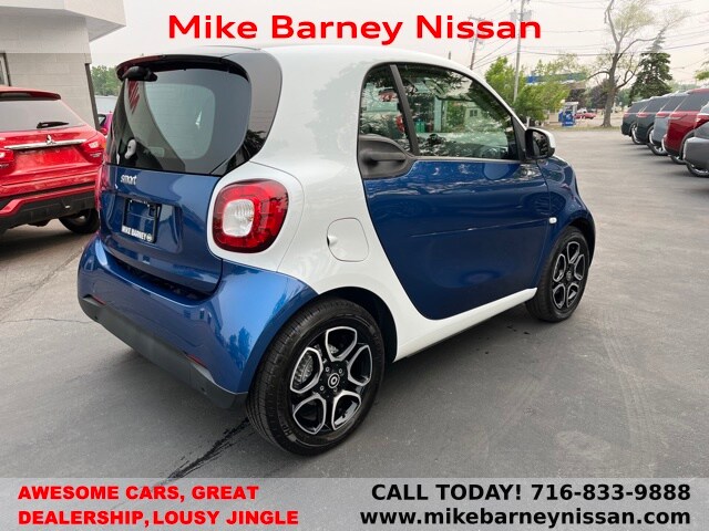 Certified 2018 smart fortwo prime with VIN WMEFJ9BA1JK245107 for sale in Amherst, NY