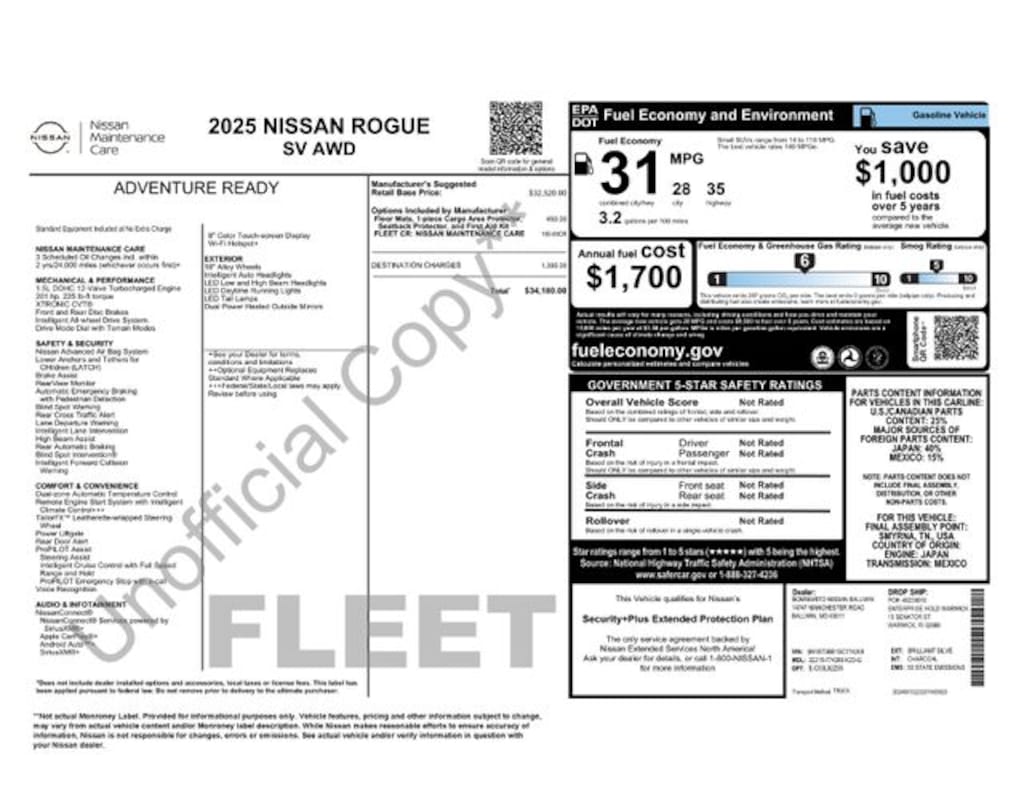 Used 2025 Nissan Rogue SV SUV