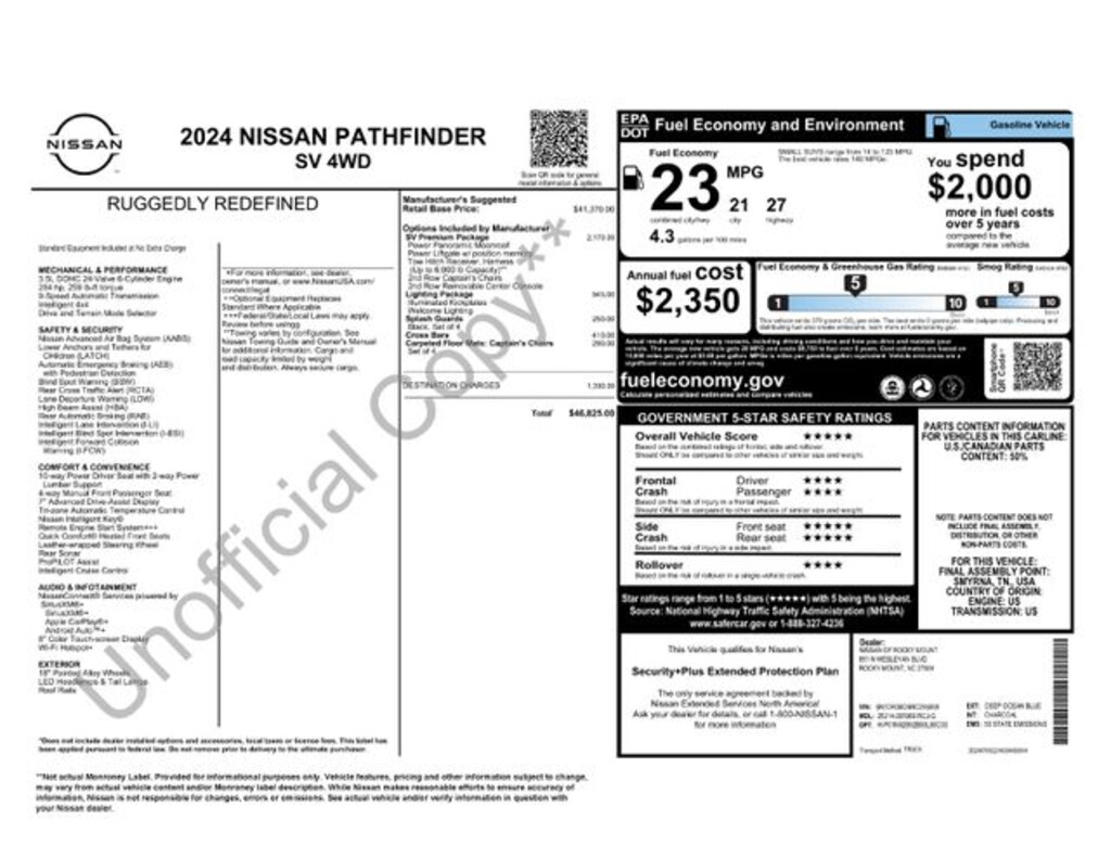 Used 2024 Nissan Pathfinder SV SUV