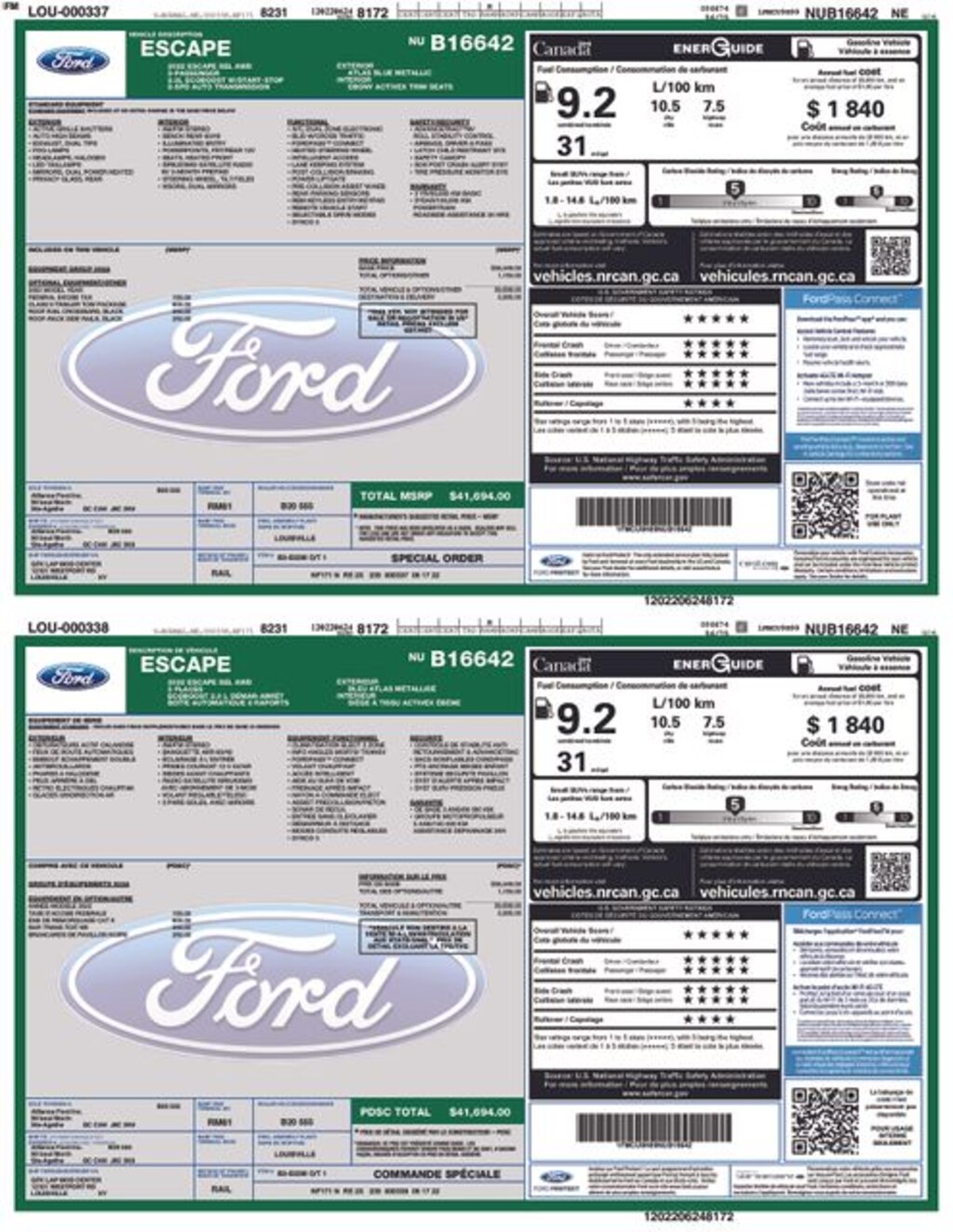 Used 2022 Ford Escape SEL SUV