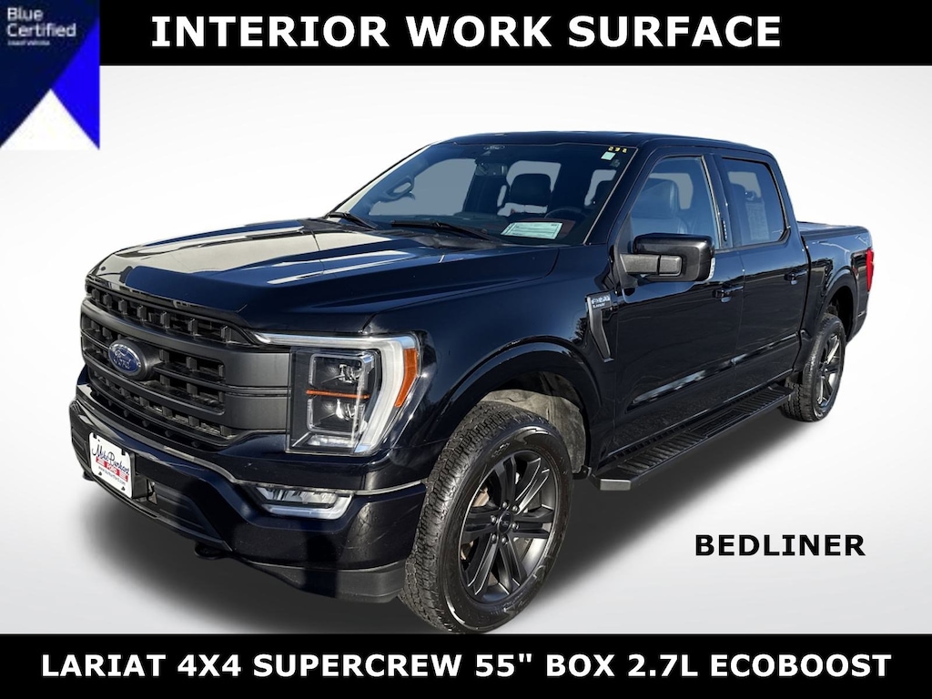 Certified 2021 Ford F-150 LARIAT LARIAT 4WD SuperCrew 5.5 Box