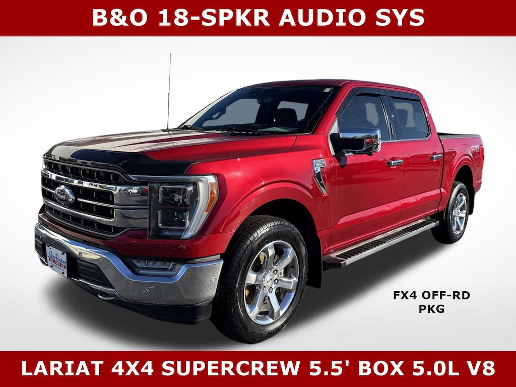Certified 2022 Ford F-150 LARIAT LARIAT 4WD SuperCrew 5.5 Box