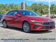 New 2025 Hyundai Elantra Hybrid Blue Sedan