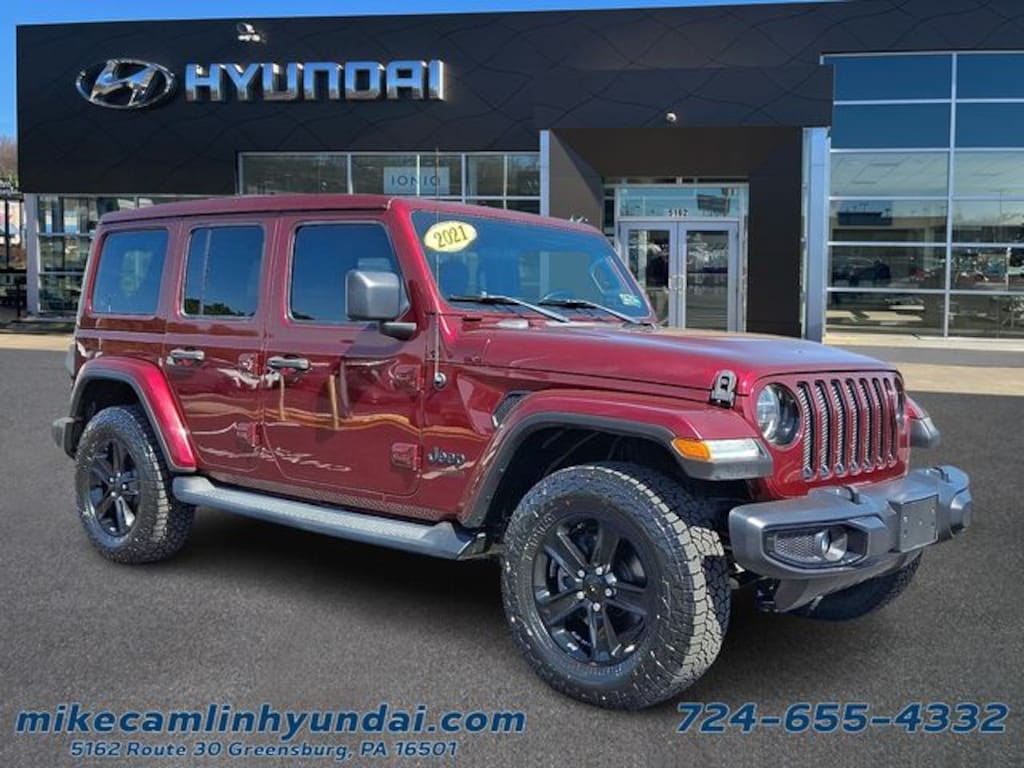 Used 2021 Jeep Wrangler Unlimited Sahara Altitude SUV