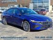 New 2025 Hyundai Elantra Hybrid Blue Sedan