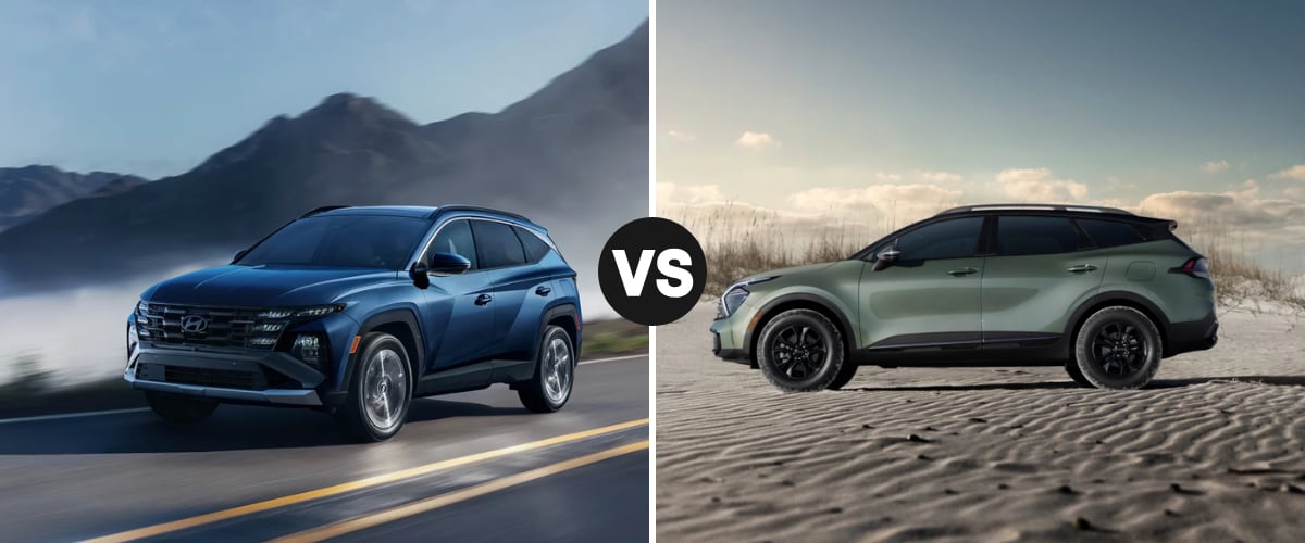 2025 Hyundai Tucson vs 2025 Kia Sportage