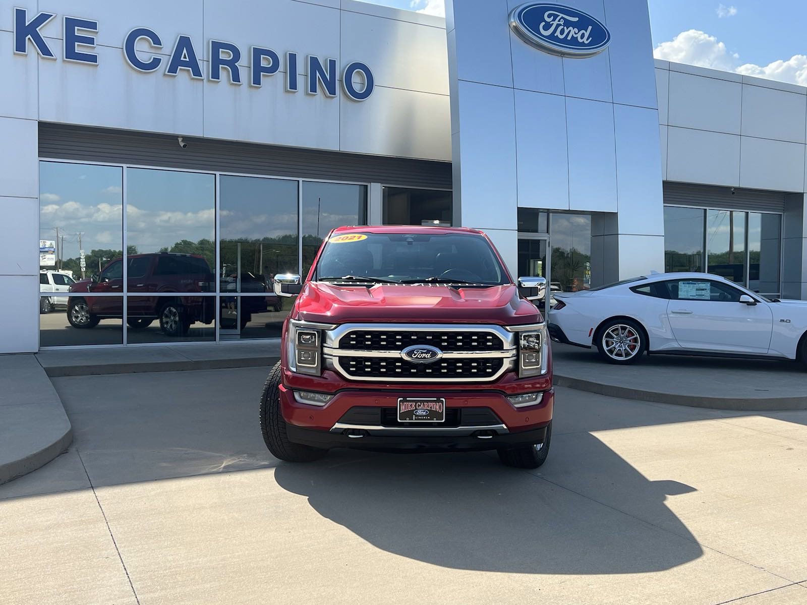 Used 2021 Ford F-150 Platinum with VIN 1FTFW1ED8MFC52351 for sale in Columbus, KS