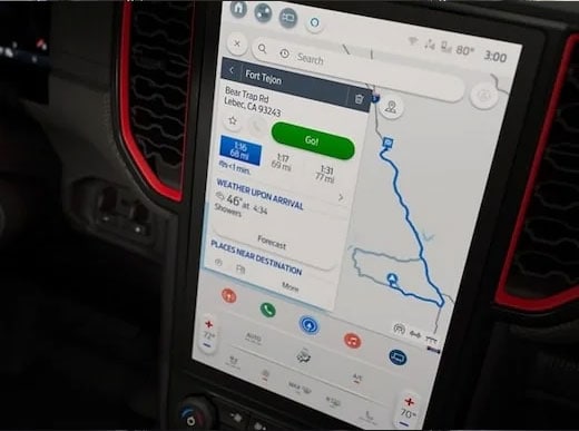 2025 Ford Ranger Navigation