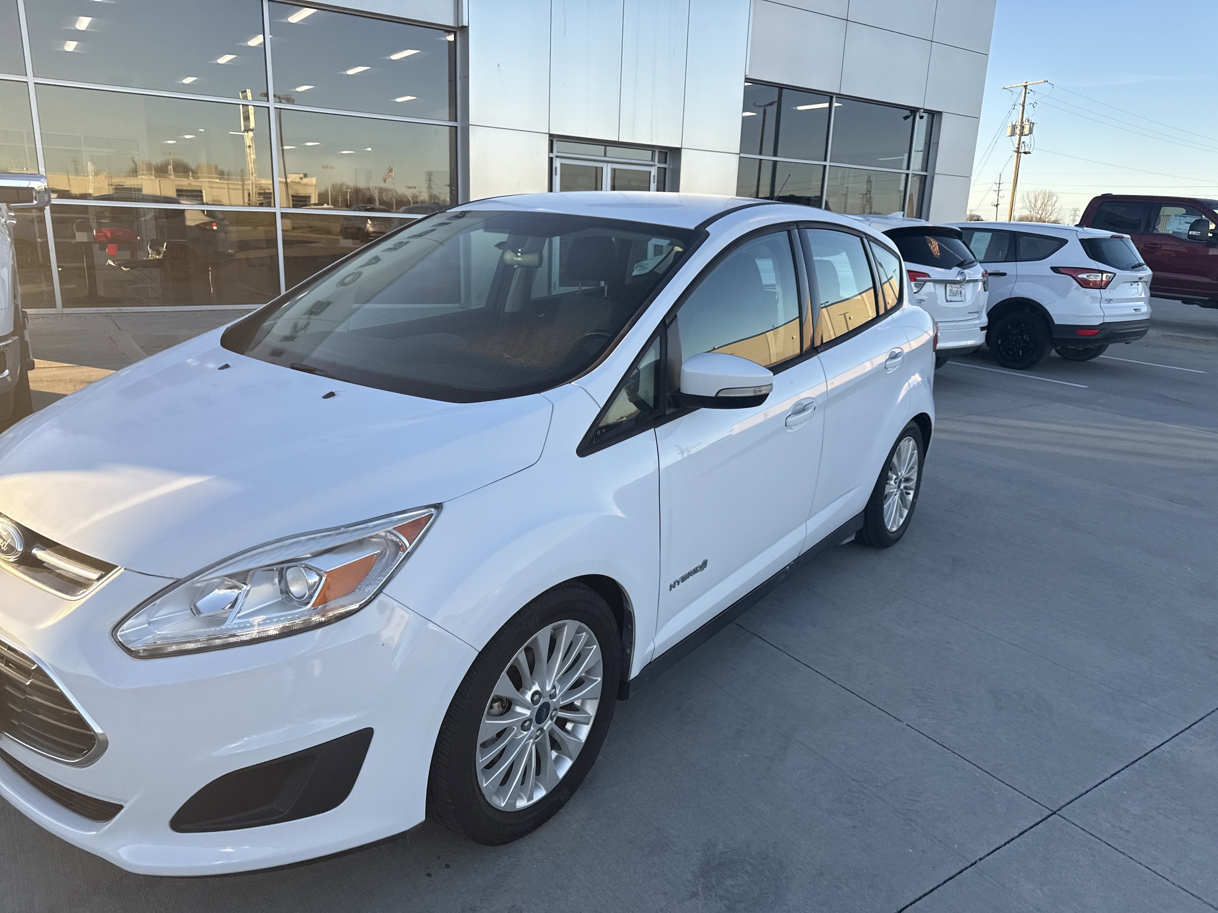 Used 2017 Ford C-Max SE with VIN 1FADP5AU6HL113320 for sale in Parsons, KS