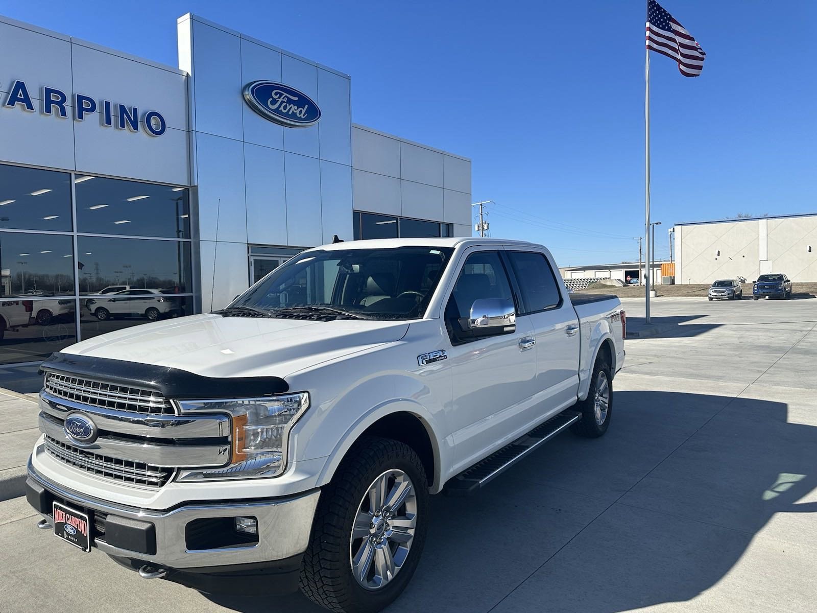 Used 2020 Ford F-150 Lariat with VIN 1FTEW1E45LFA15391 for sale in Parsons, KS