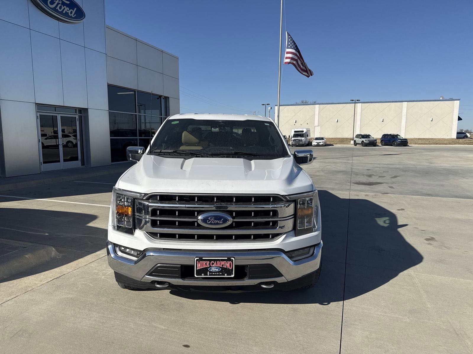 Used 2023 Ford F-150 Lariat with VIN 1FTFW1E81PFC63733 for sale in Parsons, KS