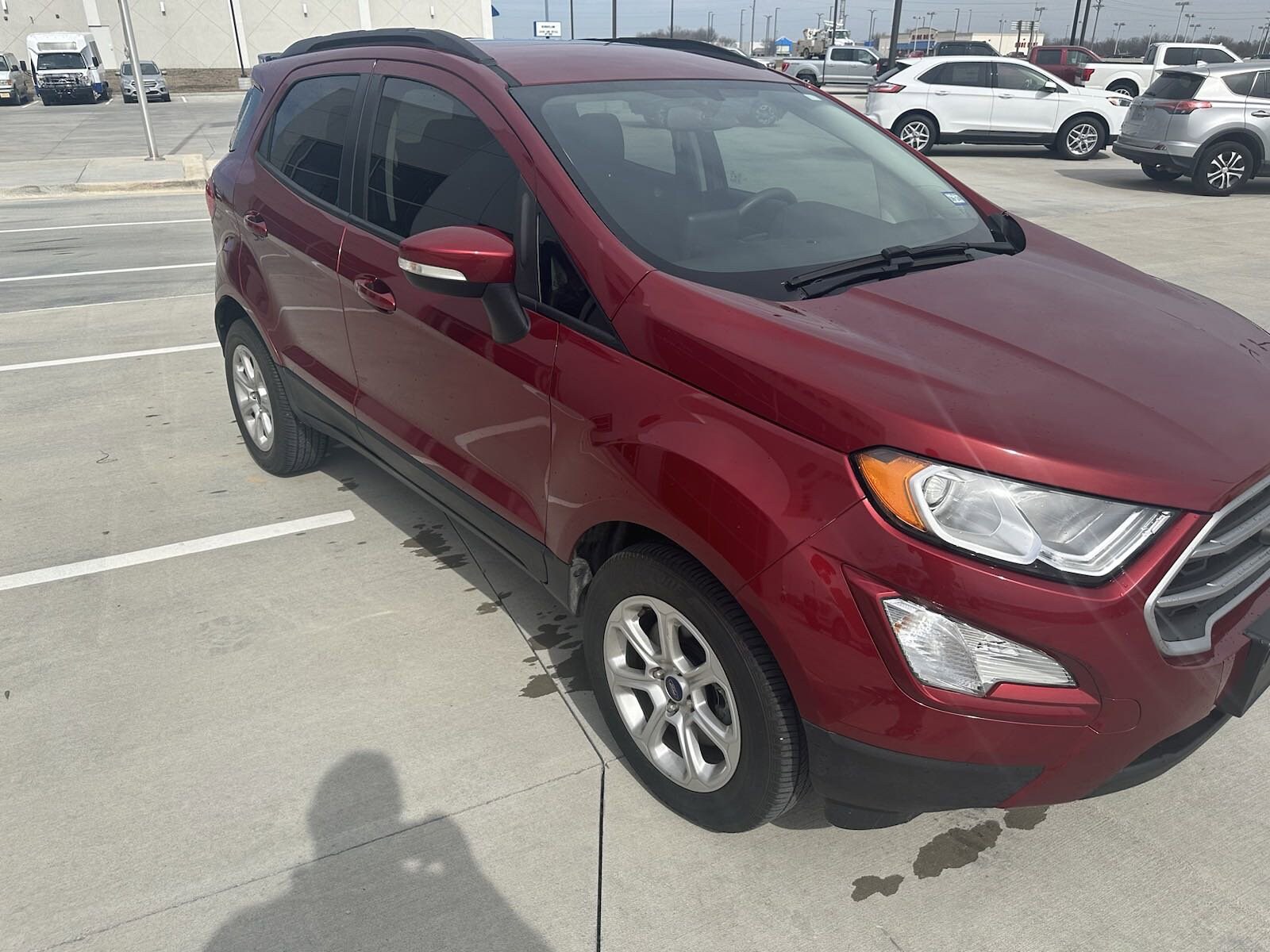 Used 2021 Ford EcoSport SE with VIN MAJ3S2GE2MC455852 for sale in Parsons, KS