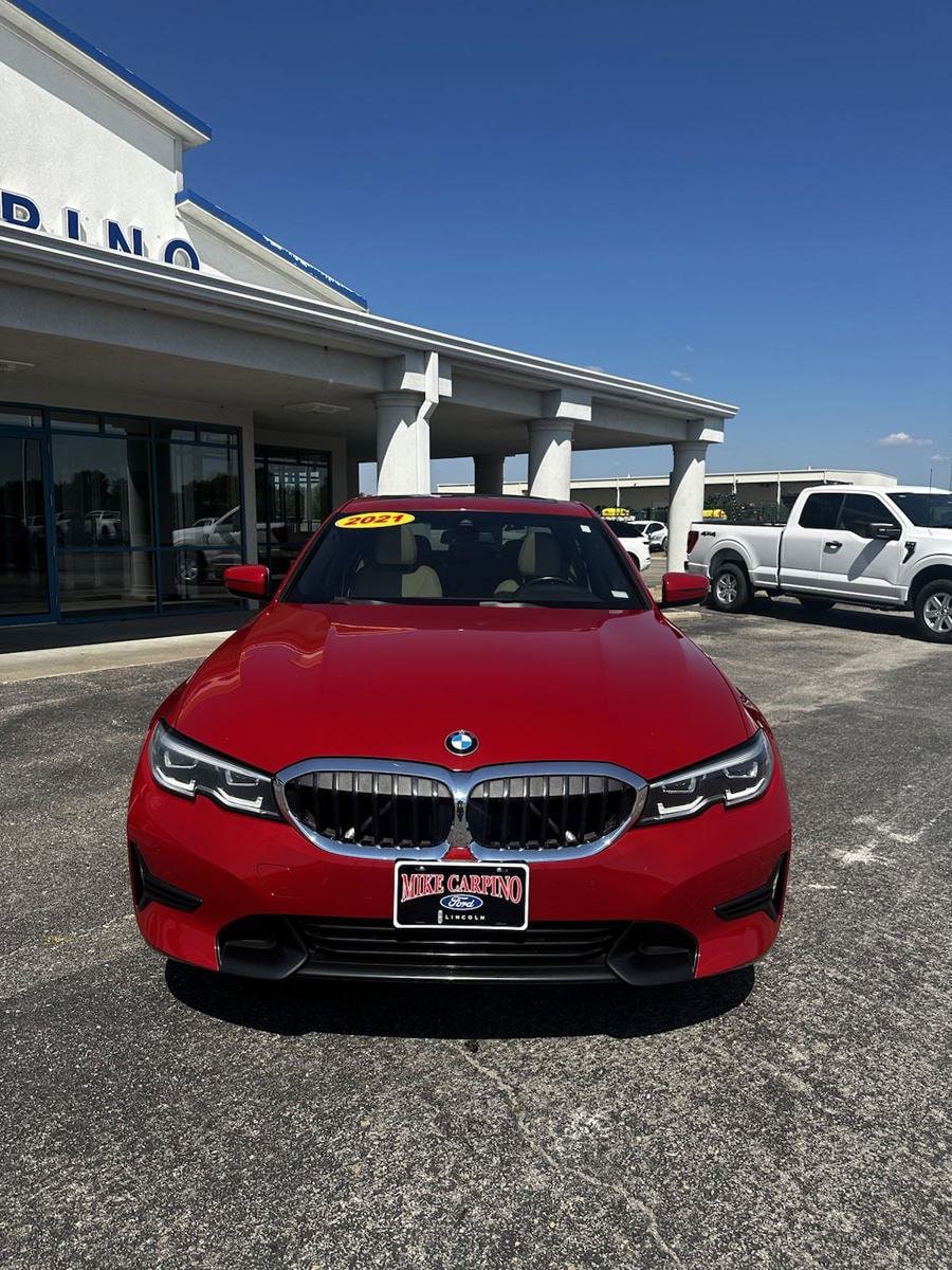 Used 2021 BMW 3 Series 330i with VIN 3MW5R7J02M8B88533 for sale in Pittsburg, KS