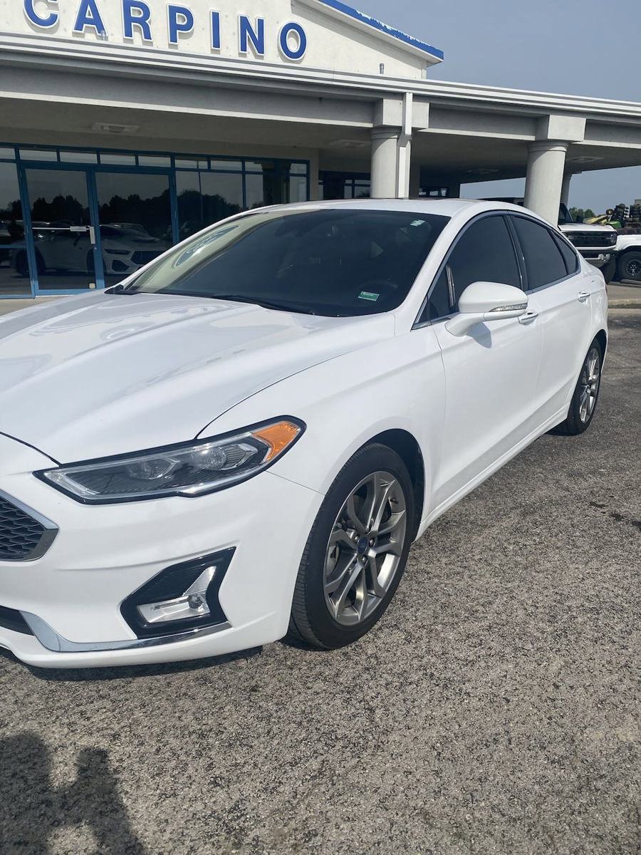 Used 2020 Ford Fusion Hybrid Titanium with VIN 3FA6P0RU3LR204944 for sale in Pittsburg, KS