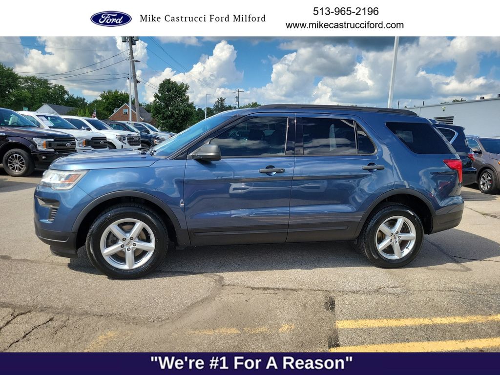 Used 2018 Ford Explorer Base with VIN 1FM5K8B87JGC13047 for sale in Milford, OH