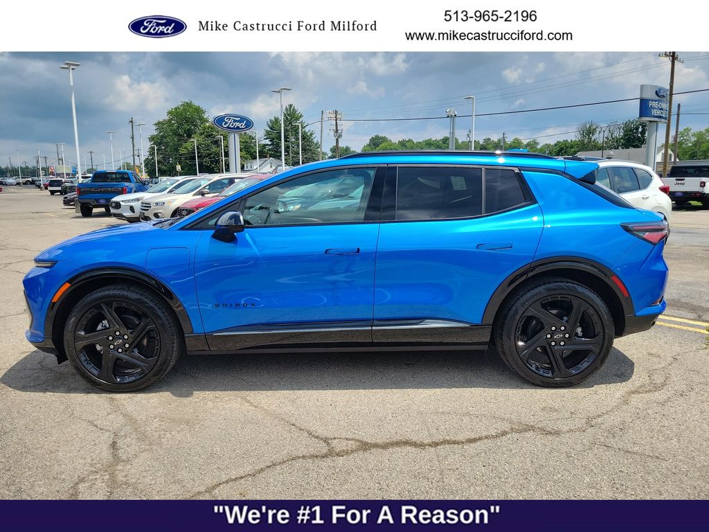 Used 2025 Chevrolet Equinox EV RS with VIN 3GN7DSRR4SS255365 for sale in Milford, OH
