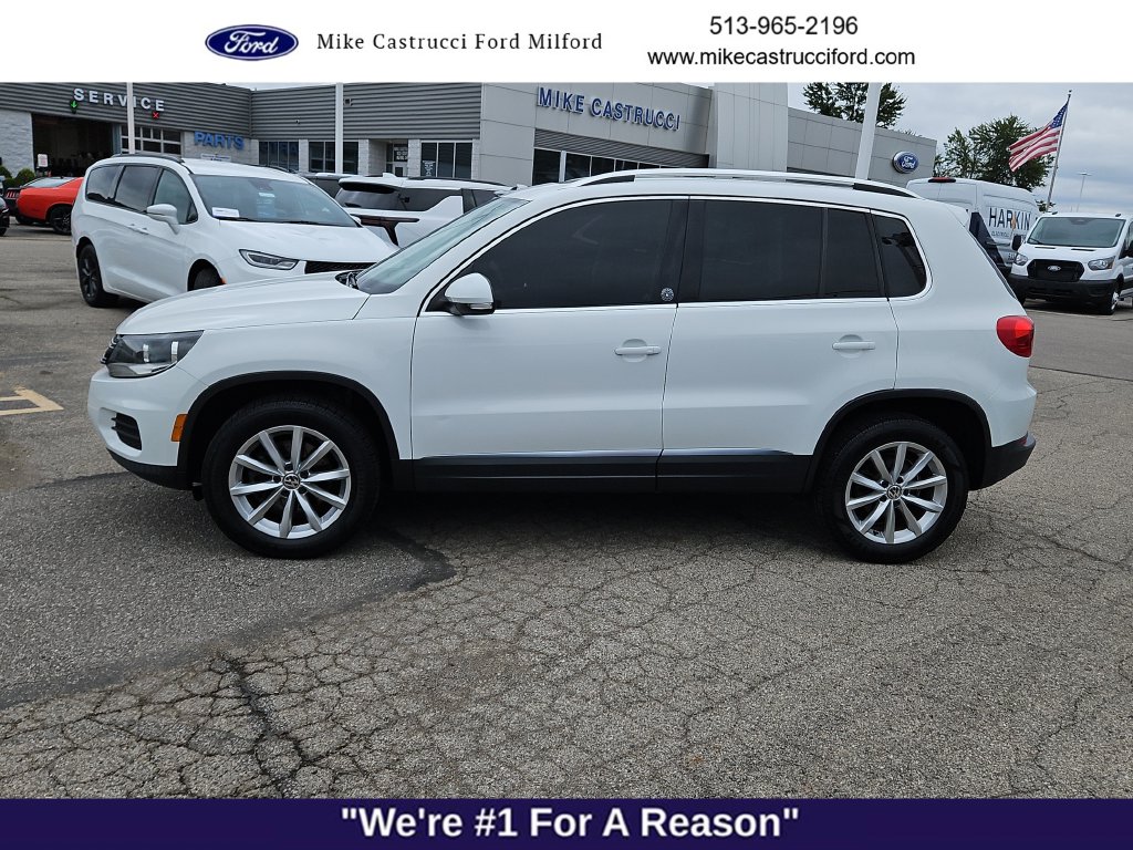 Used 2017 Volkswagen Tiguan Wolfsburg Edition with VIN WVGSV7AX1HK002575 for sale in Milford, OH