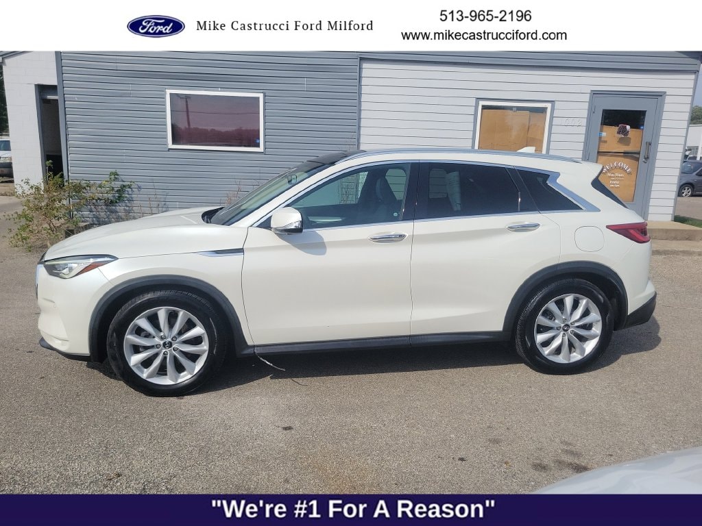 Used 2019 INFINITI QX50 Essential with VIN 3PCAJ5M18KF105018 for sale in Milford, OH