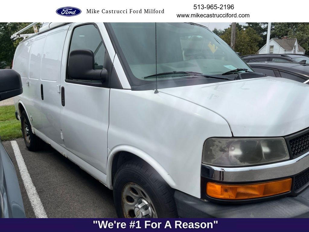 Used 2011 Chevrolet Express Cargo Work Van with VIN 1GCSGAFX7B1189936 for sale in Milford, OH