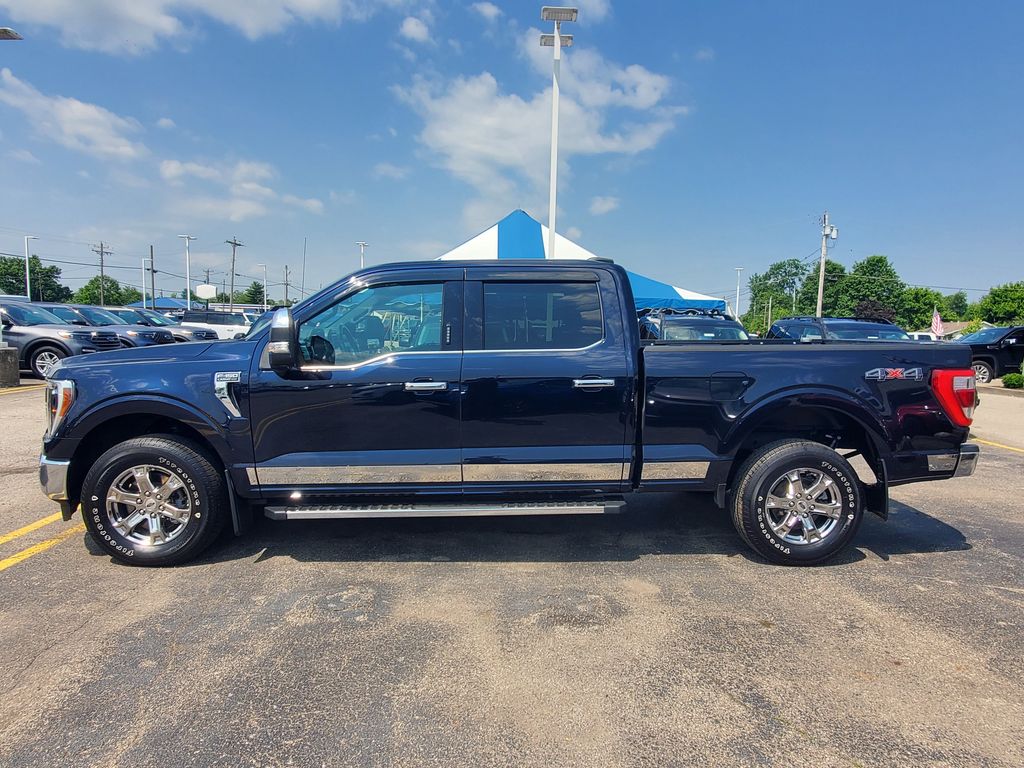 Certified 2021 Ford F-150 Lariat with VIN 1FTFW1E57MFA23443 for sale in Milford, OH