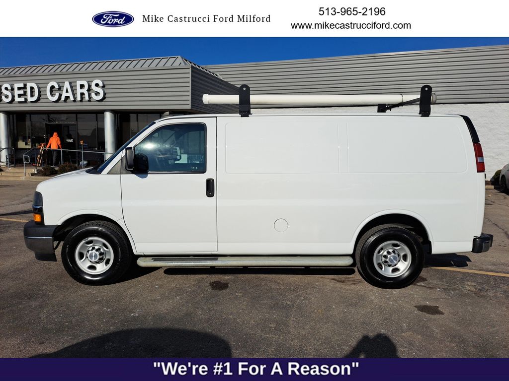 Used 2019 Chevrolet Express Cargo Work Van with VIN 1GCWGAFG7K1361593 for sale in Milford, OH