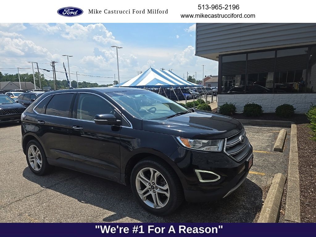 Used 2017 Ford Edge Titanium with VIN 2FMPK3K80HBC11556 for sale in Milford, OH