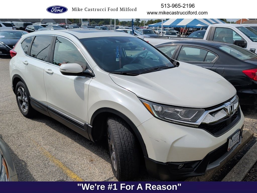 Used 2018 Honda CR-V EX-L with VIN 2HKRW2H84JH628336 for sale in Milford, OH