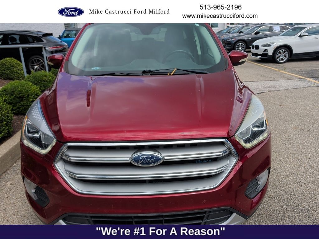 Used 2017 Ford Escape Titanium with VIN 1FMCU0JD1HUE68273 for sale in Milford, OH