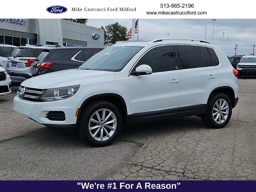 Used 2017 Volkswagen Tiguan Wolfsburg Edition with VIN WVGSV7AX1HK002575 for sale in Milford, OH