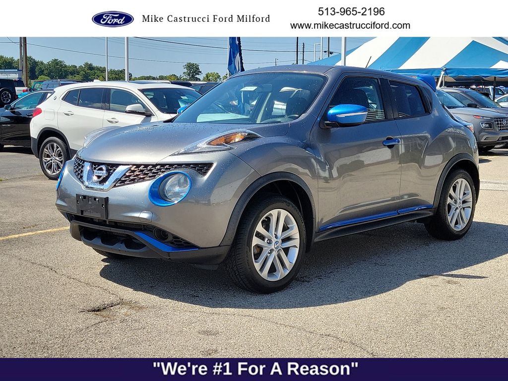 Used 2015 Nissan JUKE SV with VIN JN8AF5MV4FT560086 for sale in Milford, OH