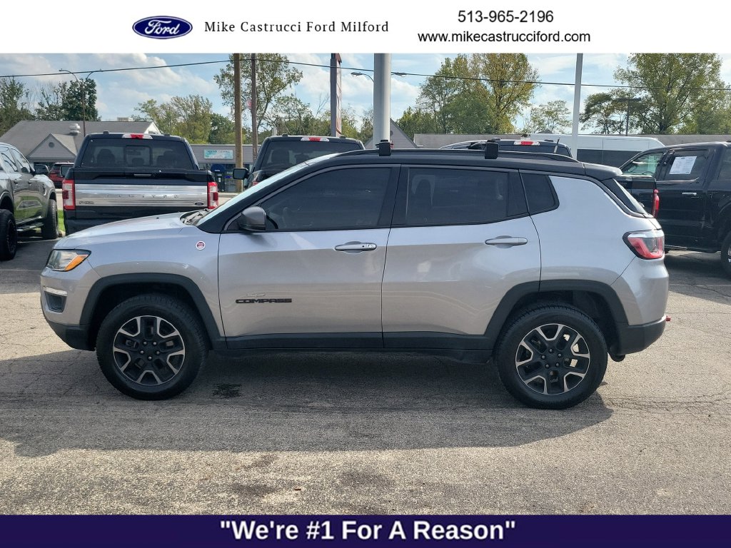 Used 2019 Jeep Compass Trailhawk with VIN 3C4NJDDB1KT620304 for sale in Milford, OH