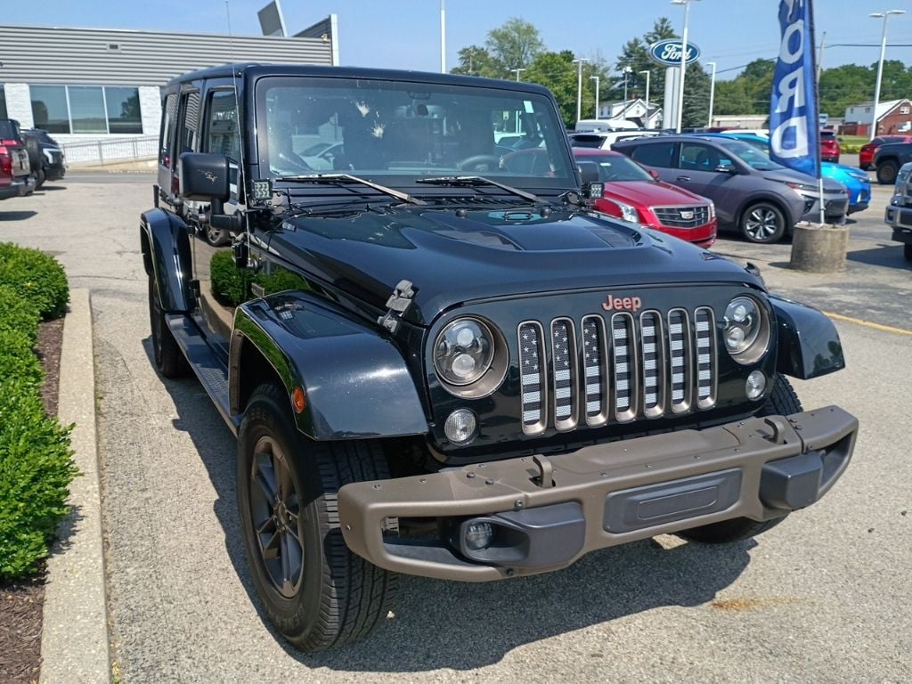 Used 2016 Jeep Wrangler Unlimited 75th Anniversary Edition with VIN 1C4BJWEG9GL212614 for sale in Milford, OH