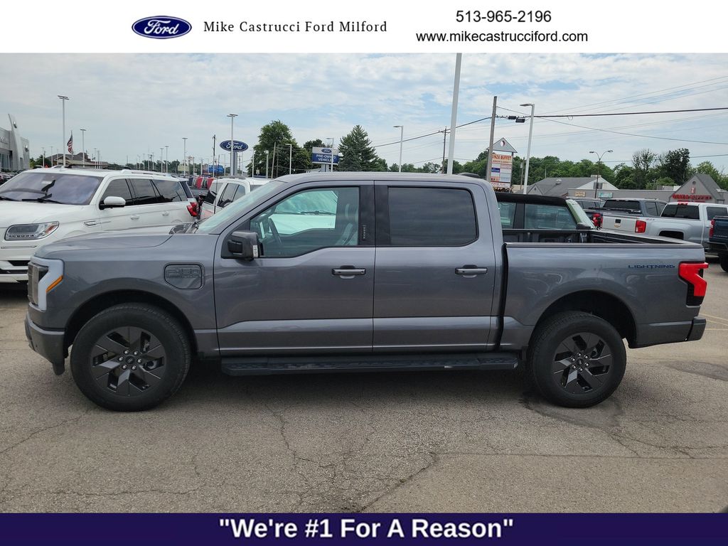 Used 2023 Ford F-150 Lightning Lariat with VIN 1FTVW1EL4PWG53676 for sale in Milford, OH