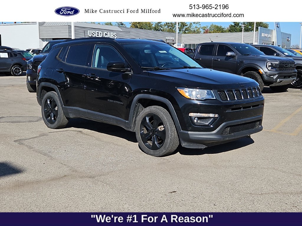 Used 2021 Jeep Compass Altitude with VIN 3C4NJDBB2MT576447 for sale in Milford, OH