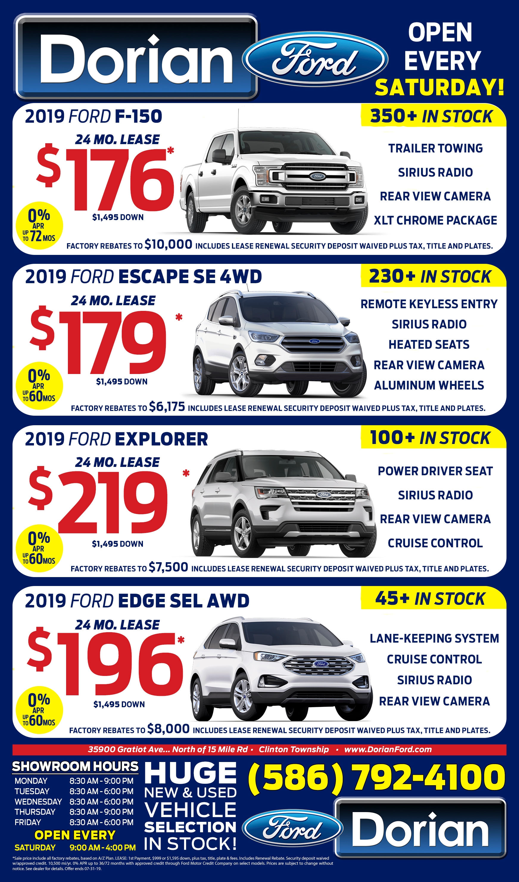 Cheapest Car To Lease With No Money Down >> New Vehicle Lease Specials Mike Dorian Ford Ford Dealer Cheapest Car To Lease With No Money Down >> New Vehicle Lease Specials Mike Dorian Ford Ford Dealer